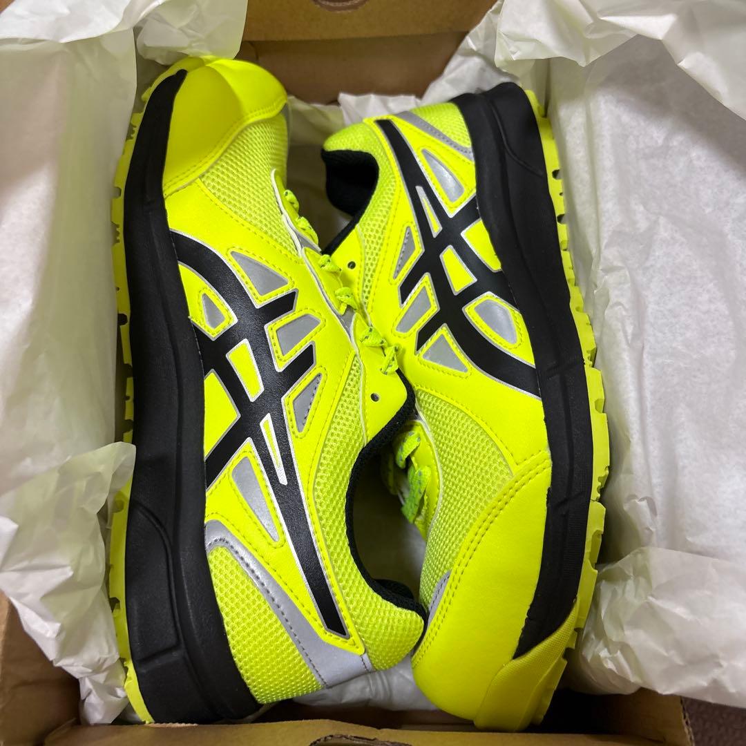 アシックス　安全靴　CP206 Hi-Vis 25.0センチ