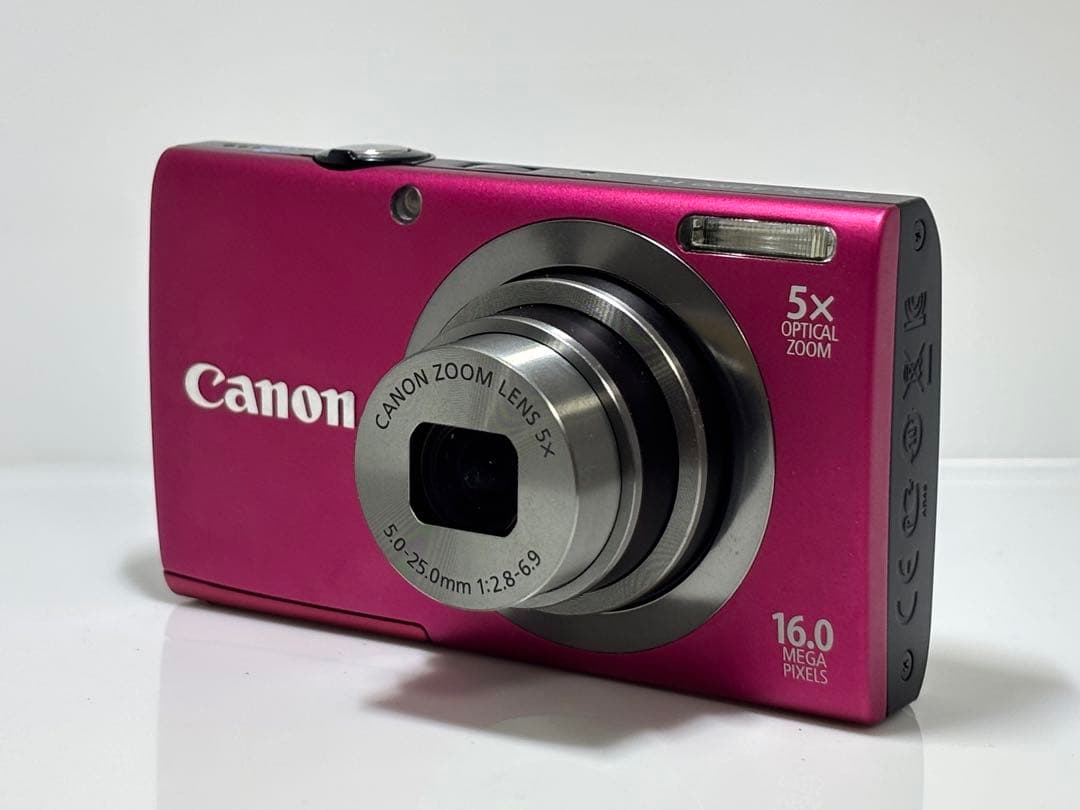 写真あり【箱付美品】キャノンCanon PowerShot A2300 ピンク