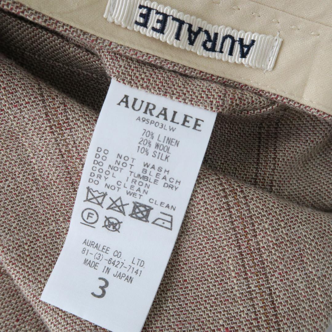 セットアップ AURALEE SHARK SKIN SHIRTS JACKET