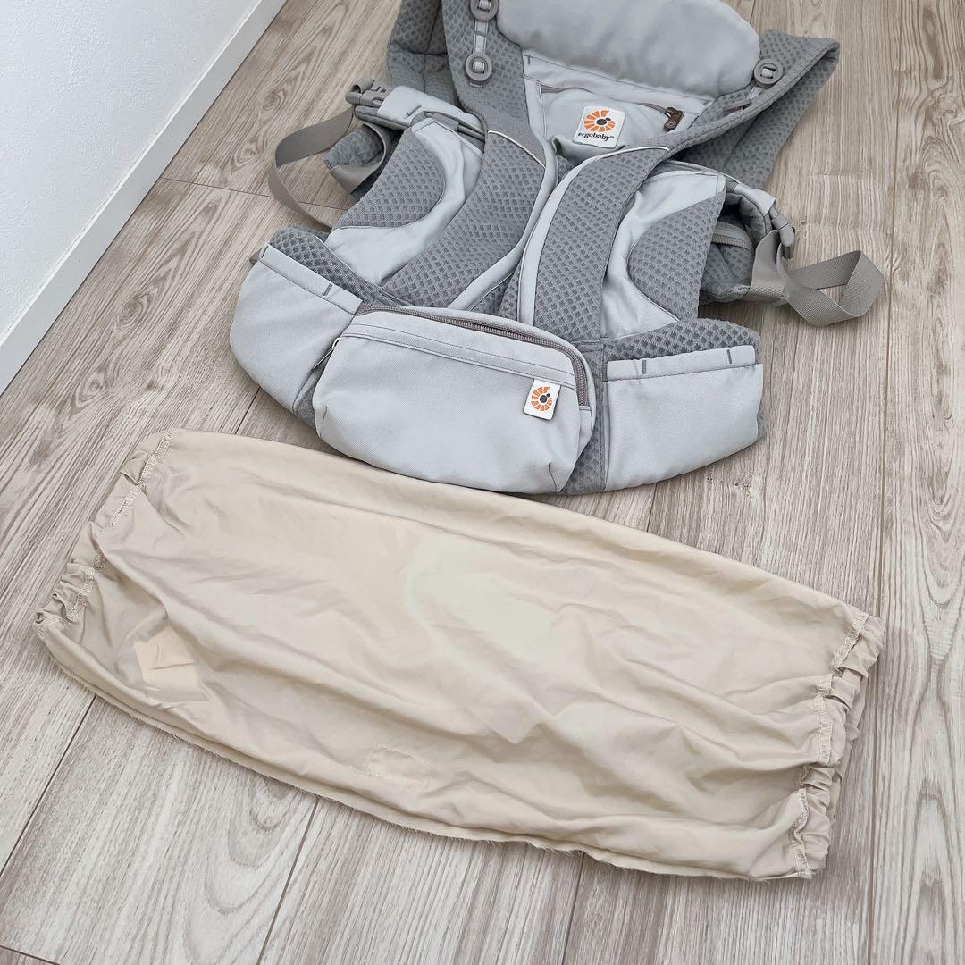 【美品】エルゴベビー オムニ ブリーズ パールグレー