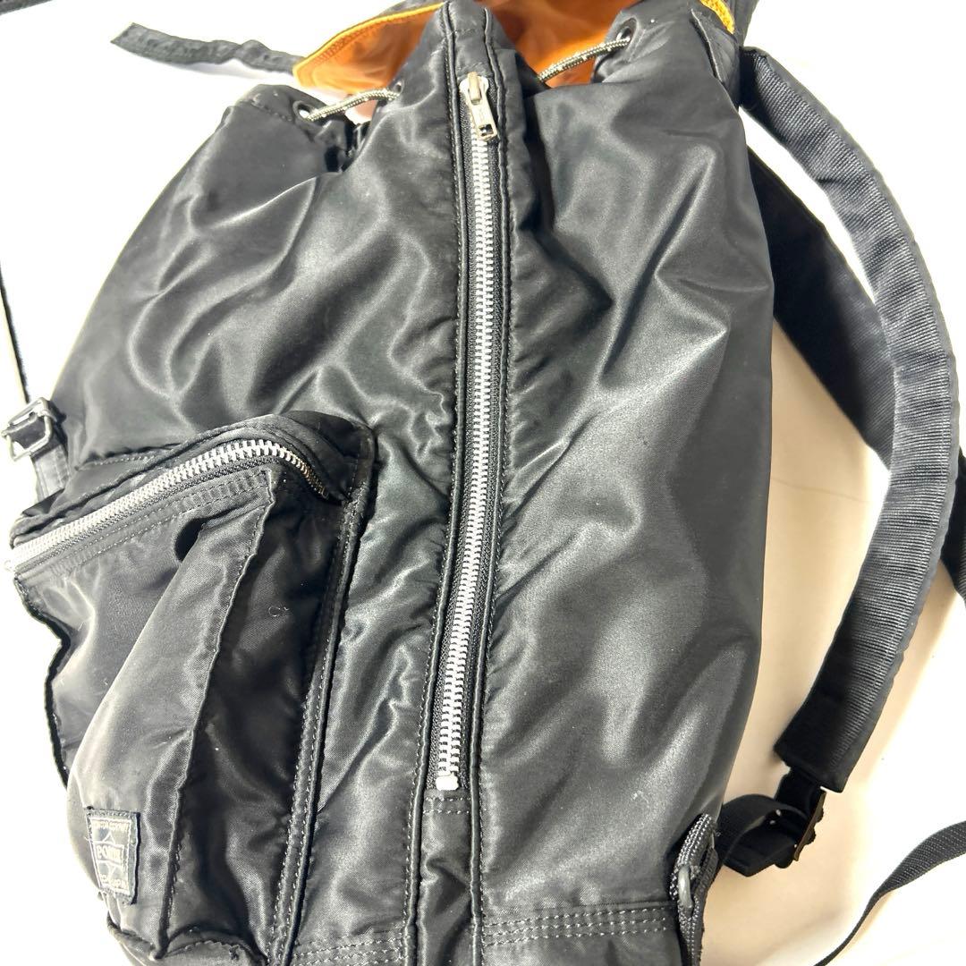 美品　PORTER ポーター TANKER タンカー リュック バックパック 黒