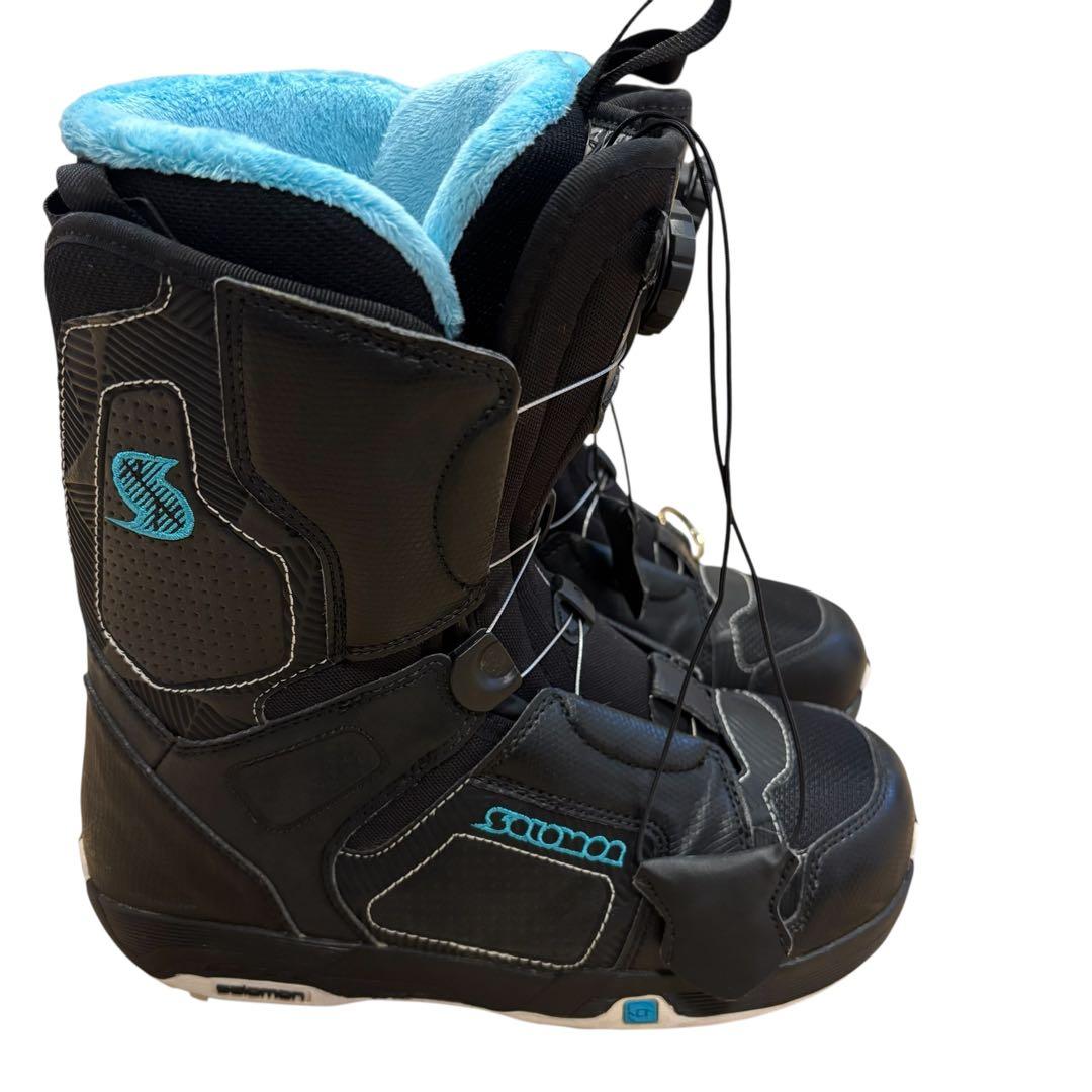 【美品】SALOMON スノーボードブーツ PEARL BOA 24.5センチ