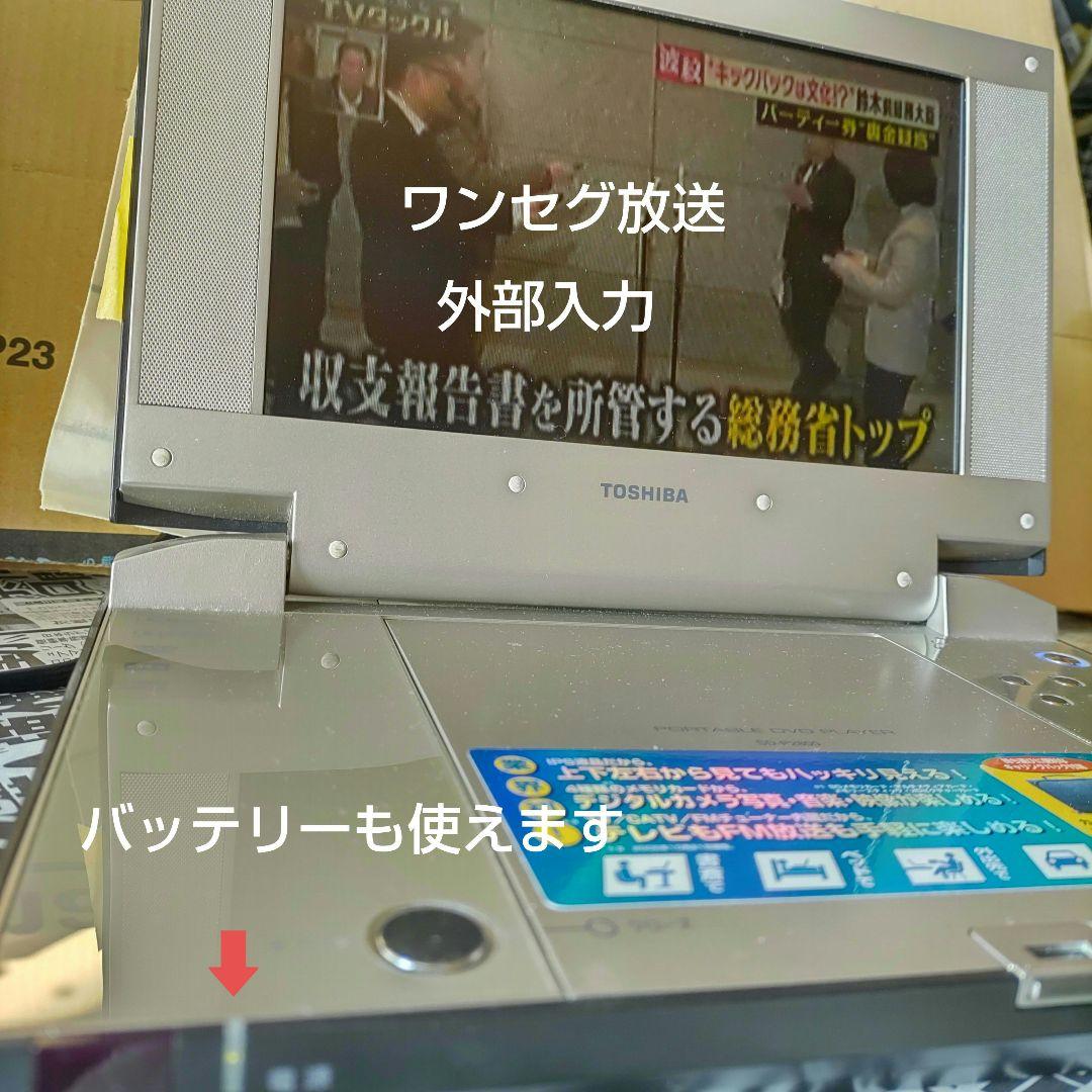 TOSHIBA ポータブルDVDプレーヤー3電源方式 DVD SDカード再生