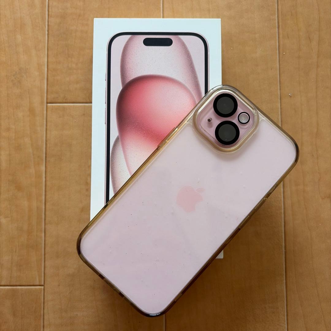 ぴかぴか Apple iPhone15 ピンク 本体