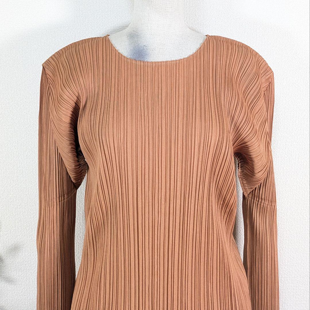 90s〜 イッセイミヤケ　プリーツ　カットソー　ブラウス　プリーツプリーズ