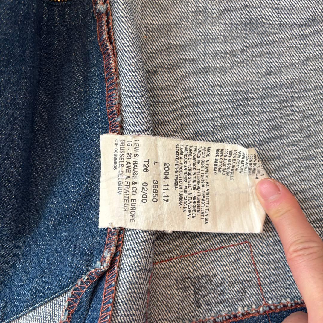 プ*ナ様 フェード◎ 00s リーバイス RED デニム サックコート 1st