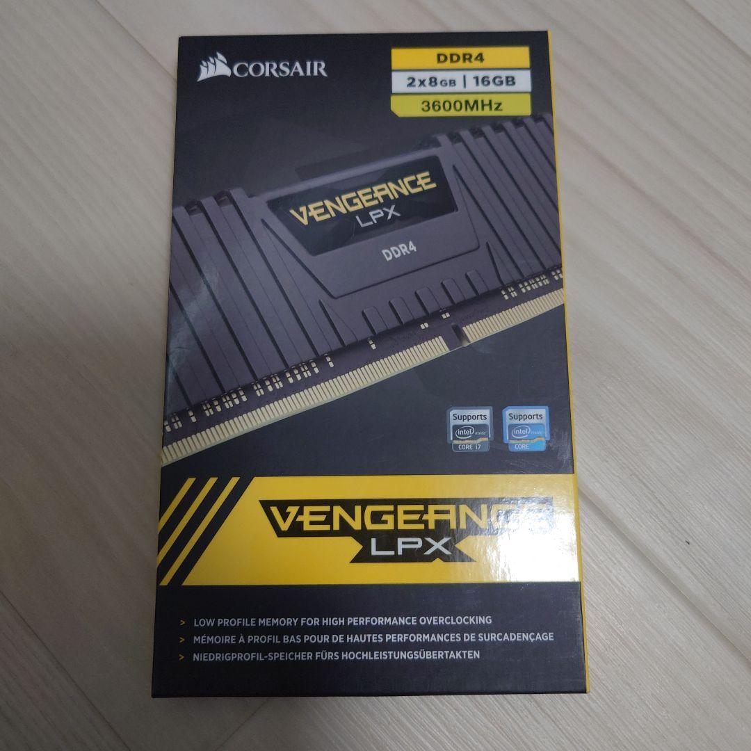 Corsair DDR4 メモリ 16GB (2x8GB) 3600MHz