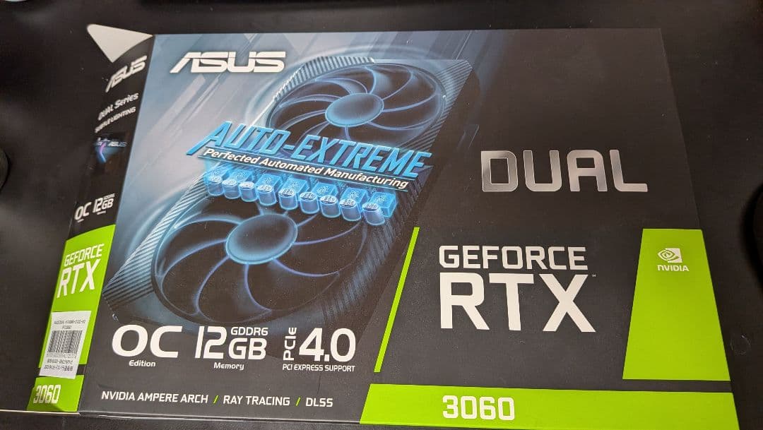 グラフィックボード・グラボ・ビデオカード ASUS GeForce RTX 3060 OC 12GB