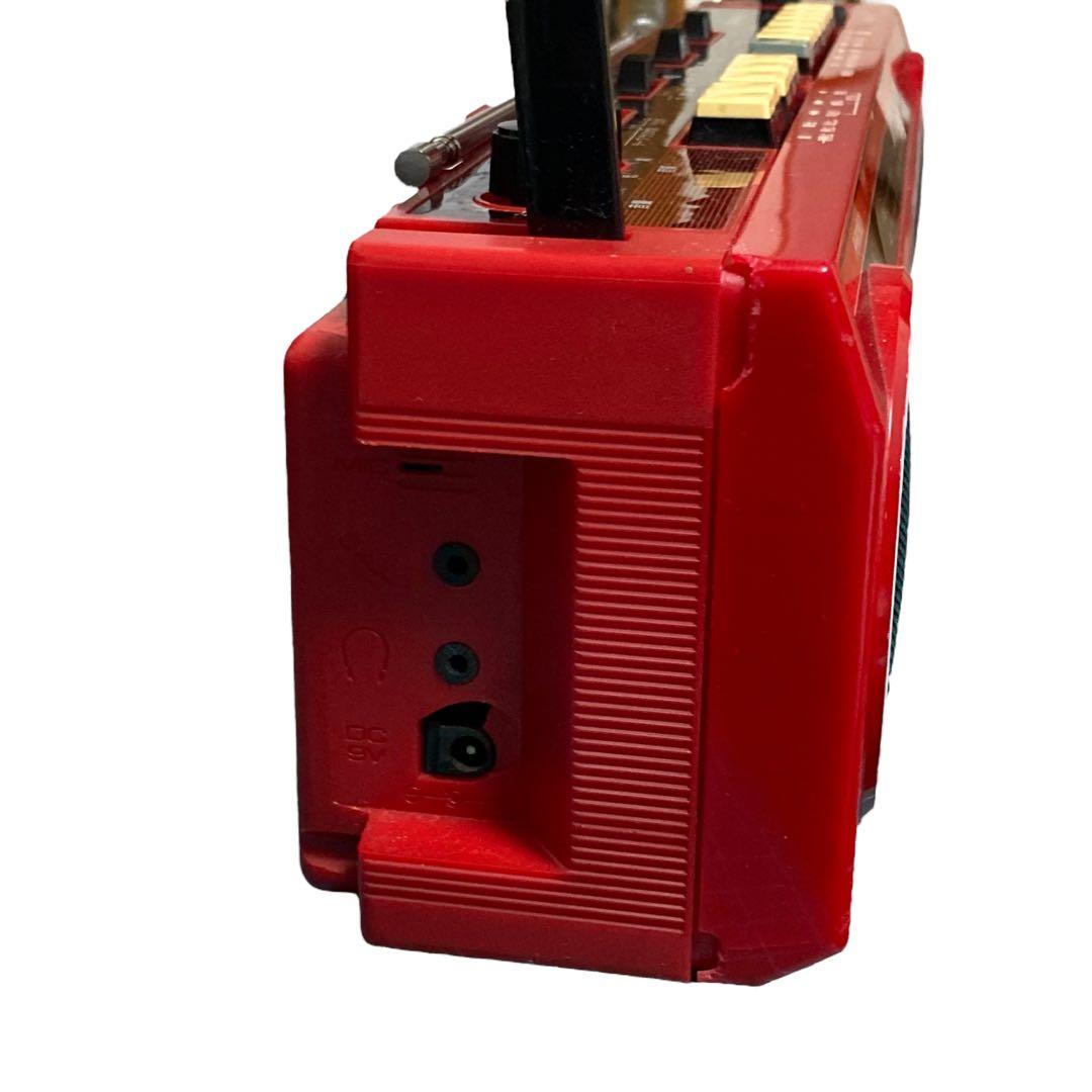 【動作品レア】 昭和レトロ 日立AM&FMラジオ・カセットデッキTRK-W110