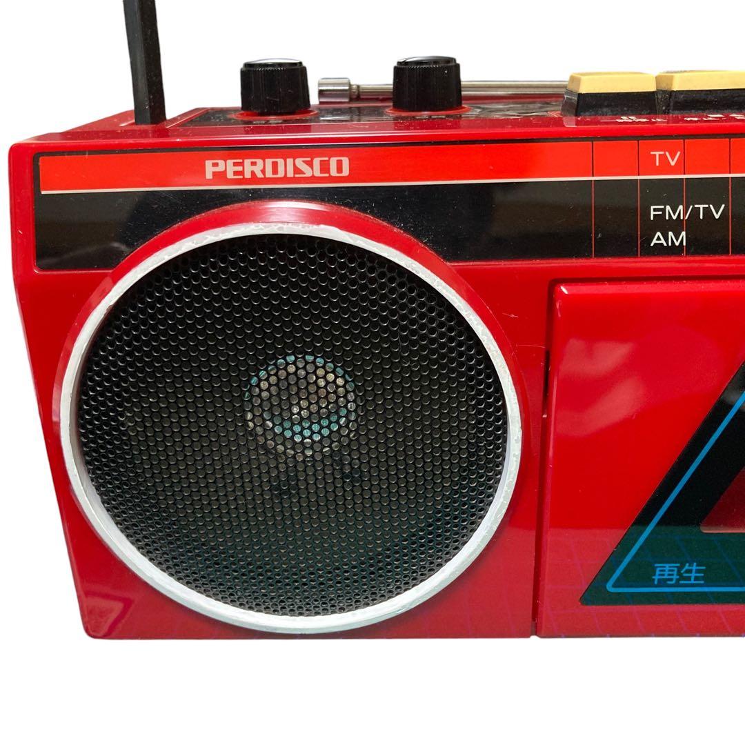 【動作品レア】 昭和レトロ 日立AM&FMラジオ・カセットデッキTRK-W110