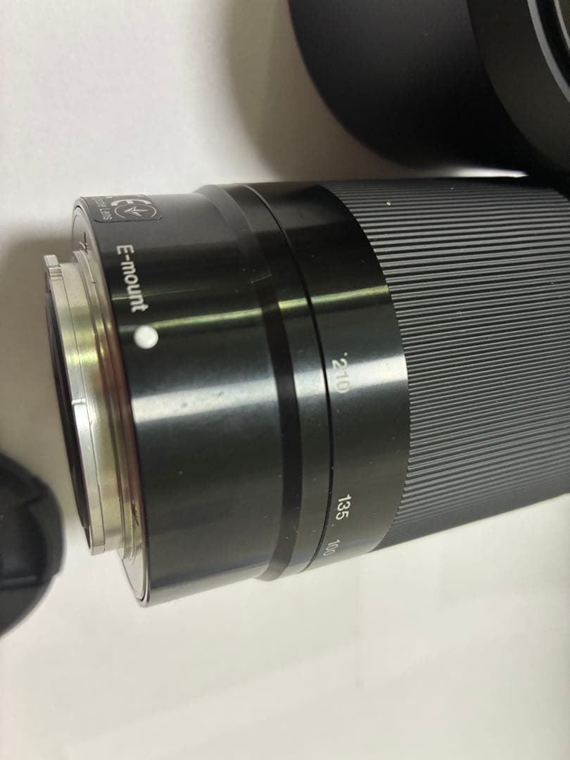 ソニー SONY SEL55210 レンズフード付き