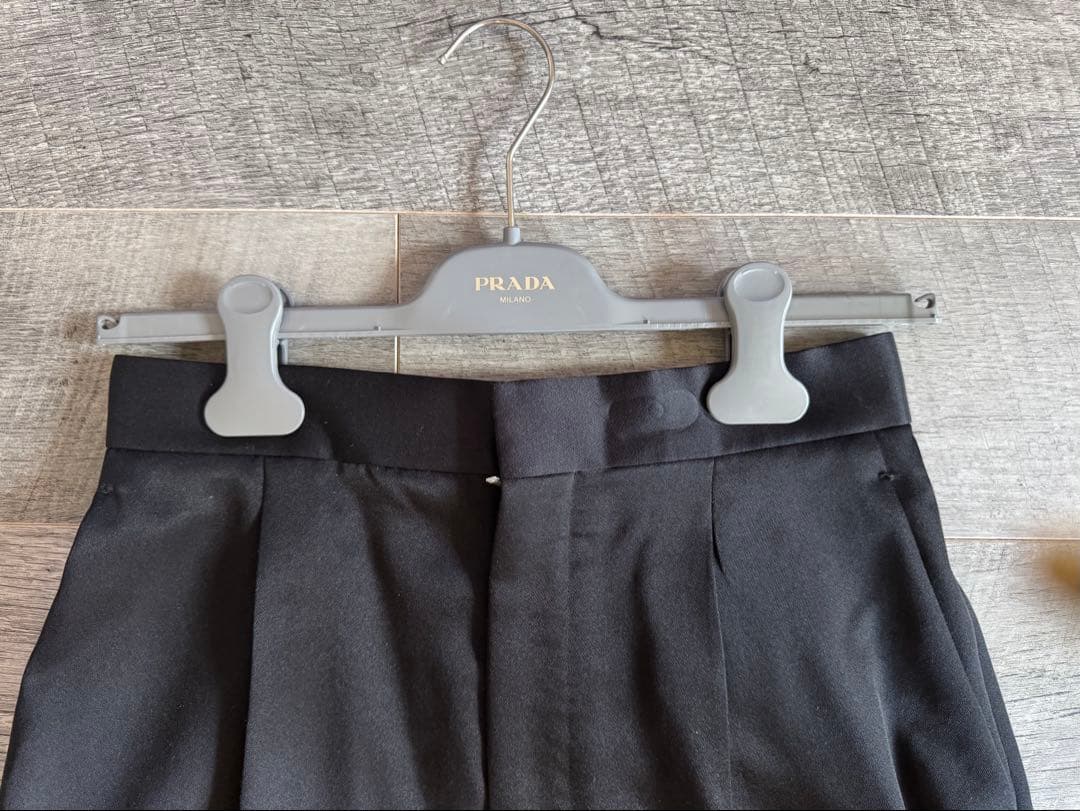 BLAMINK タックショートハーフパンツ 36 ブラック'22Pre