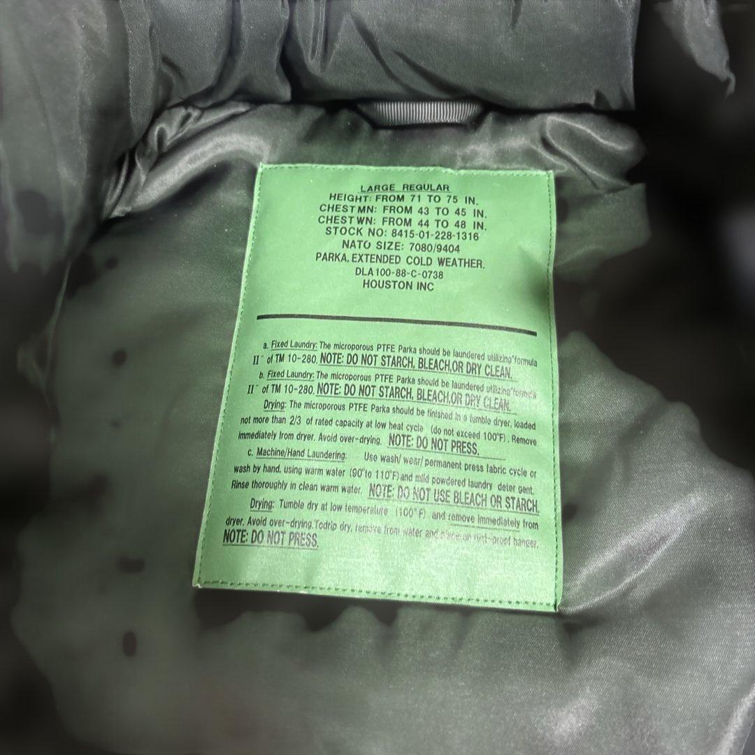 Y*)様 ヒューストン レベル7 ブラック ミリタリージャケット XL ECWC