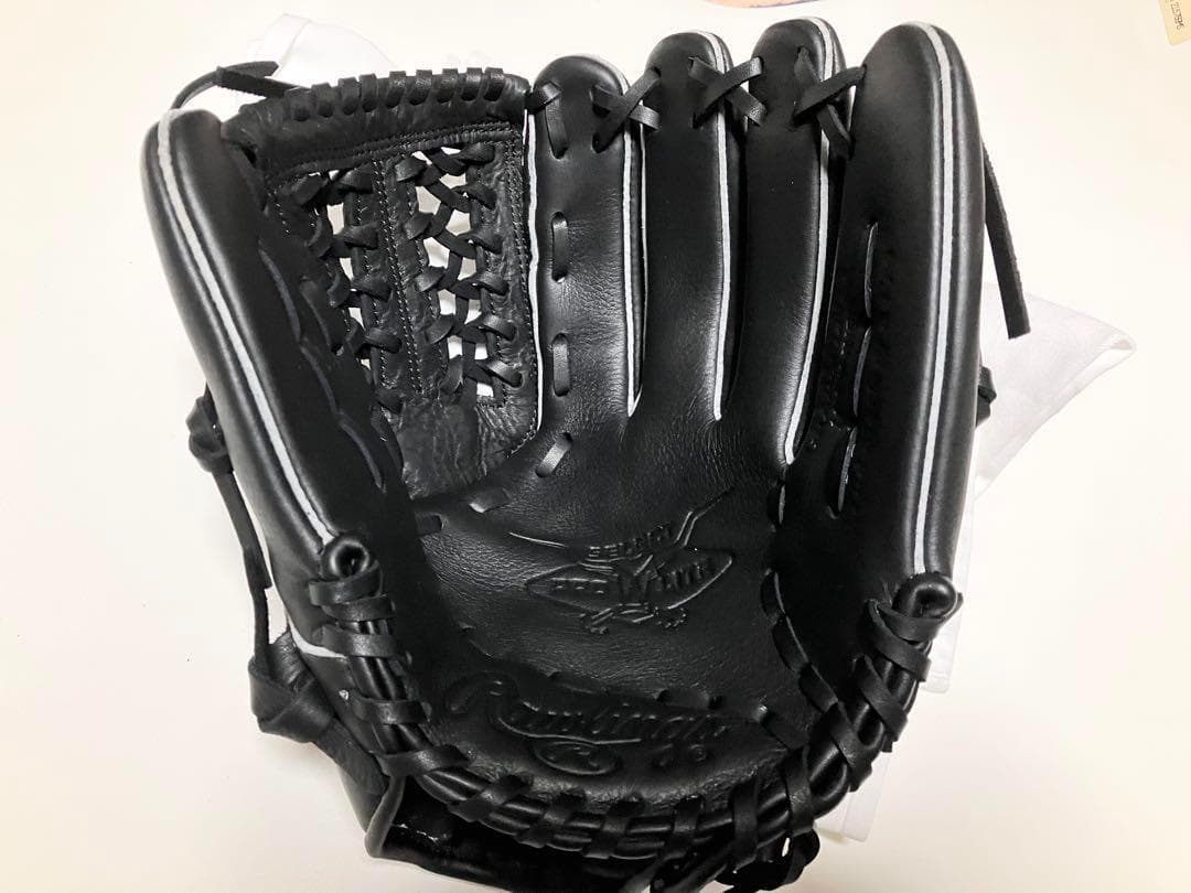 専用品ローリングス 黒Rawlings軟式野球 /ソフトボール兼用グラブ 成人用