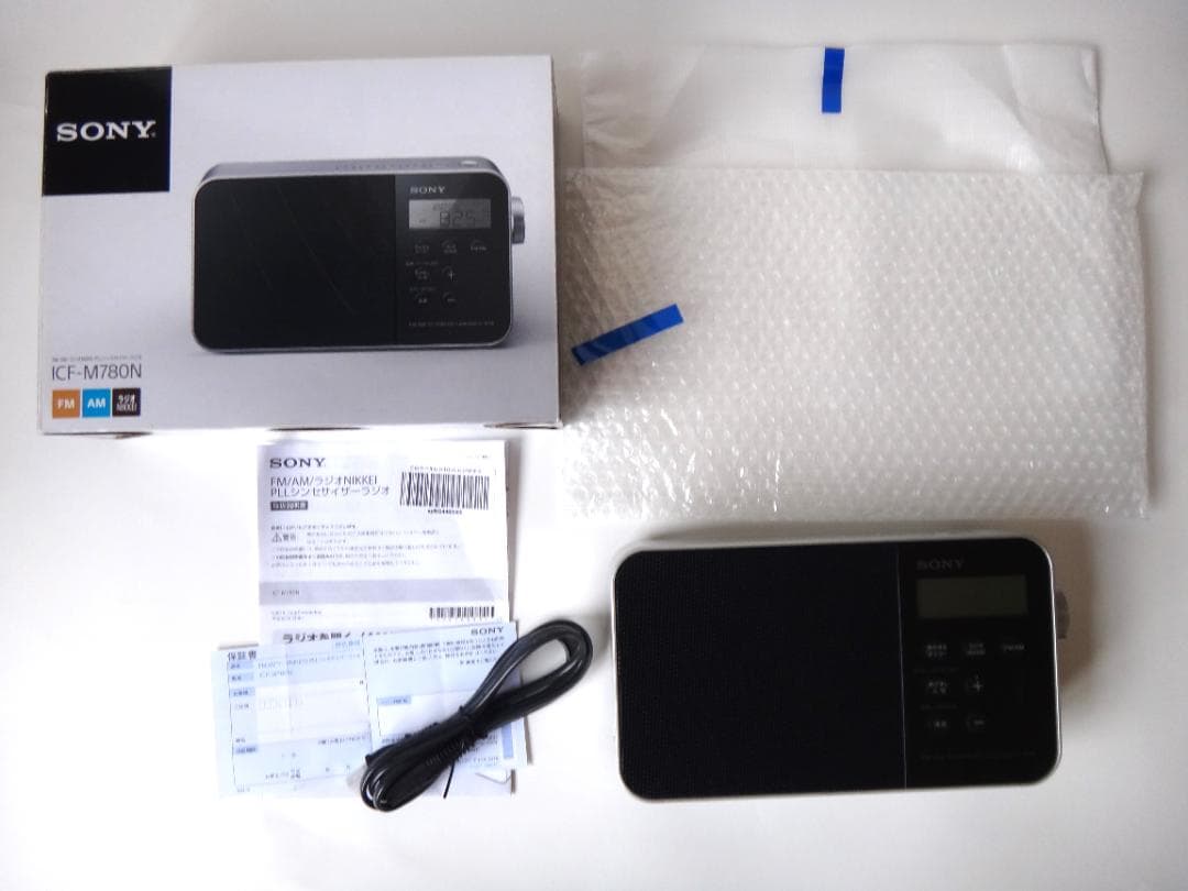 SONY ICF-M780N FM/AM PLLシンセサイザーポータブルラジオ