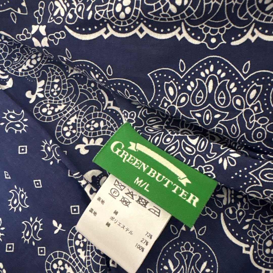 ▪️GREEN BUTTER グリーンバター Trucker Jacket 柄