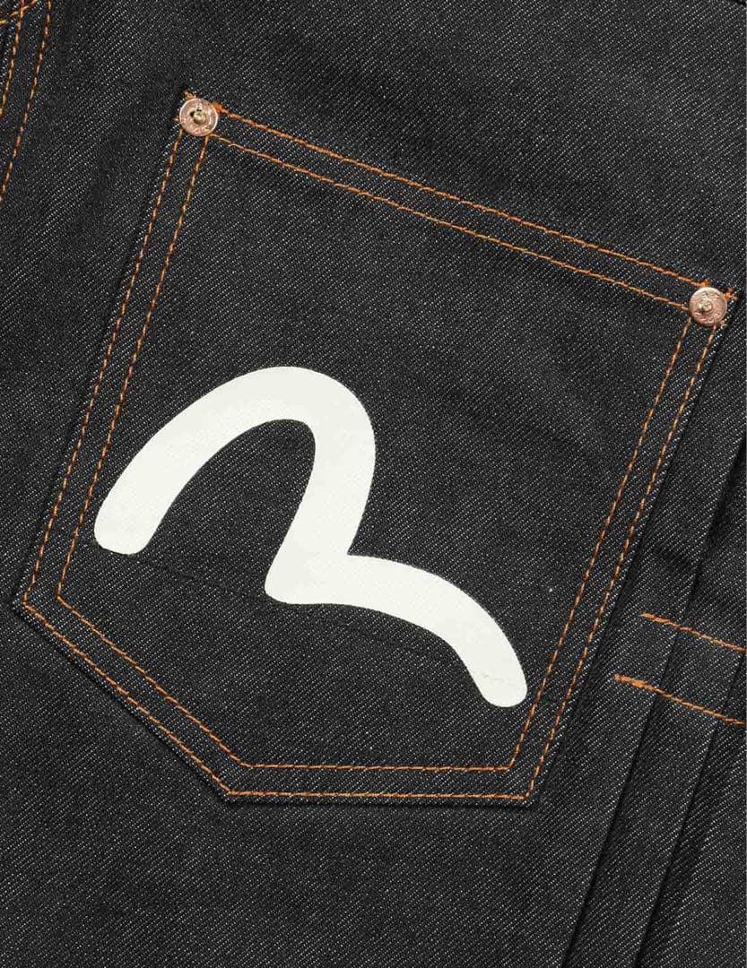 EVISU カモメプリントリラックスフィットデニムジャケット