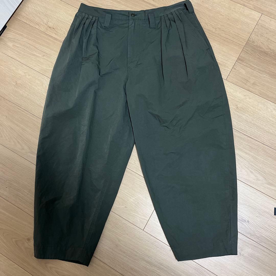 PORTER CLASSIC WEATHER BEBOP PANTSオリーブ