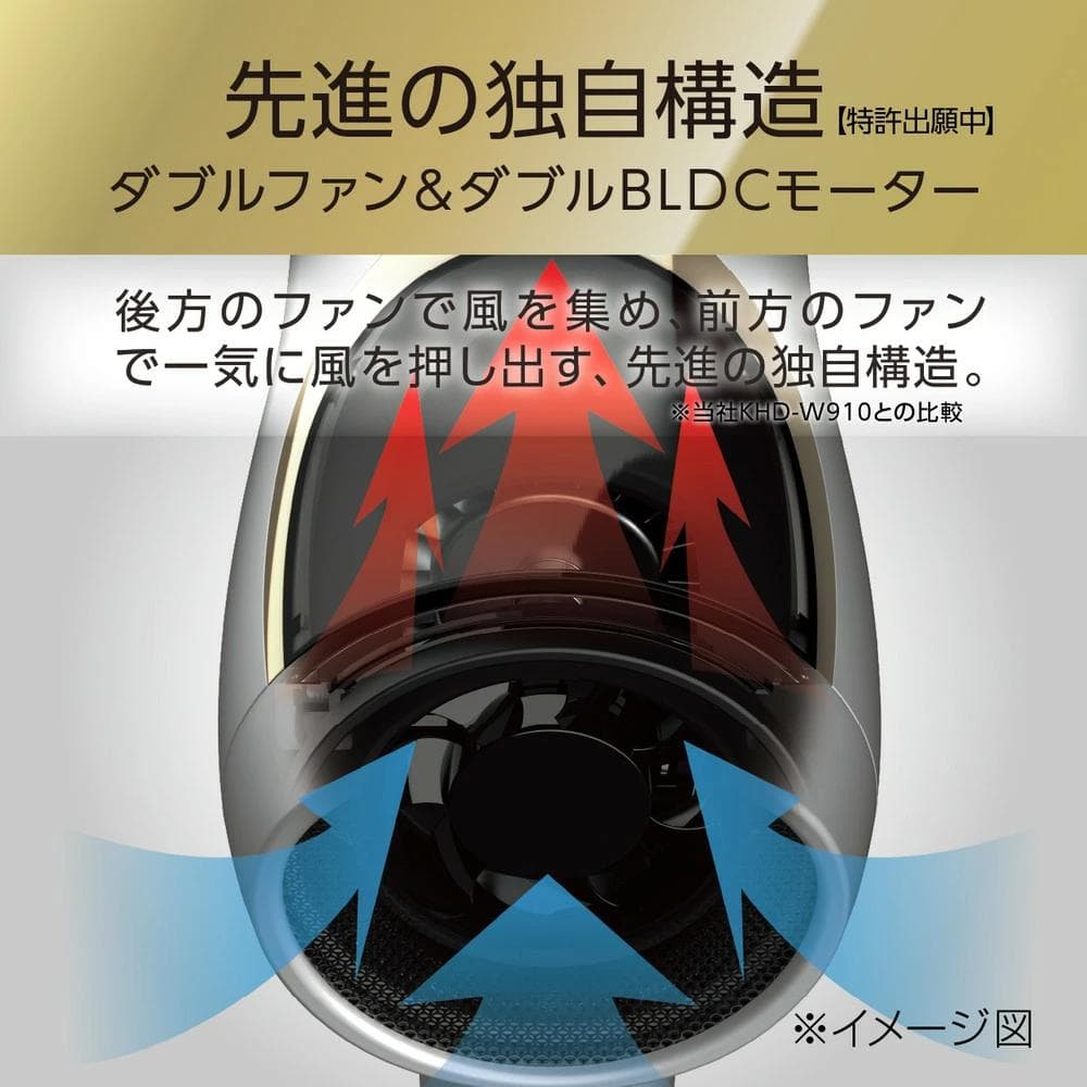 モンスター MONSTER ダブルファンドライヤー KHD-W990