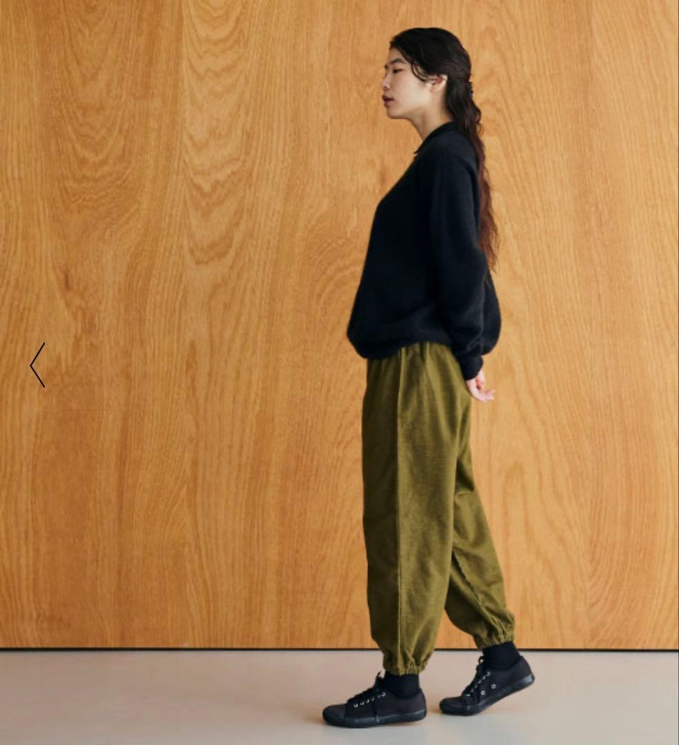 美品✨中川政七商店 あったかもんぺパンツ L カーキ