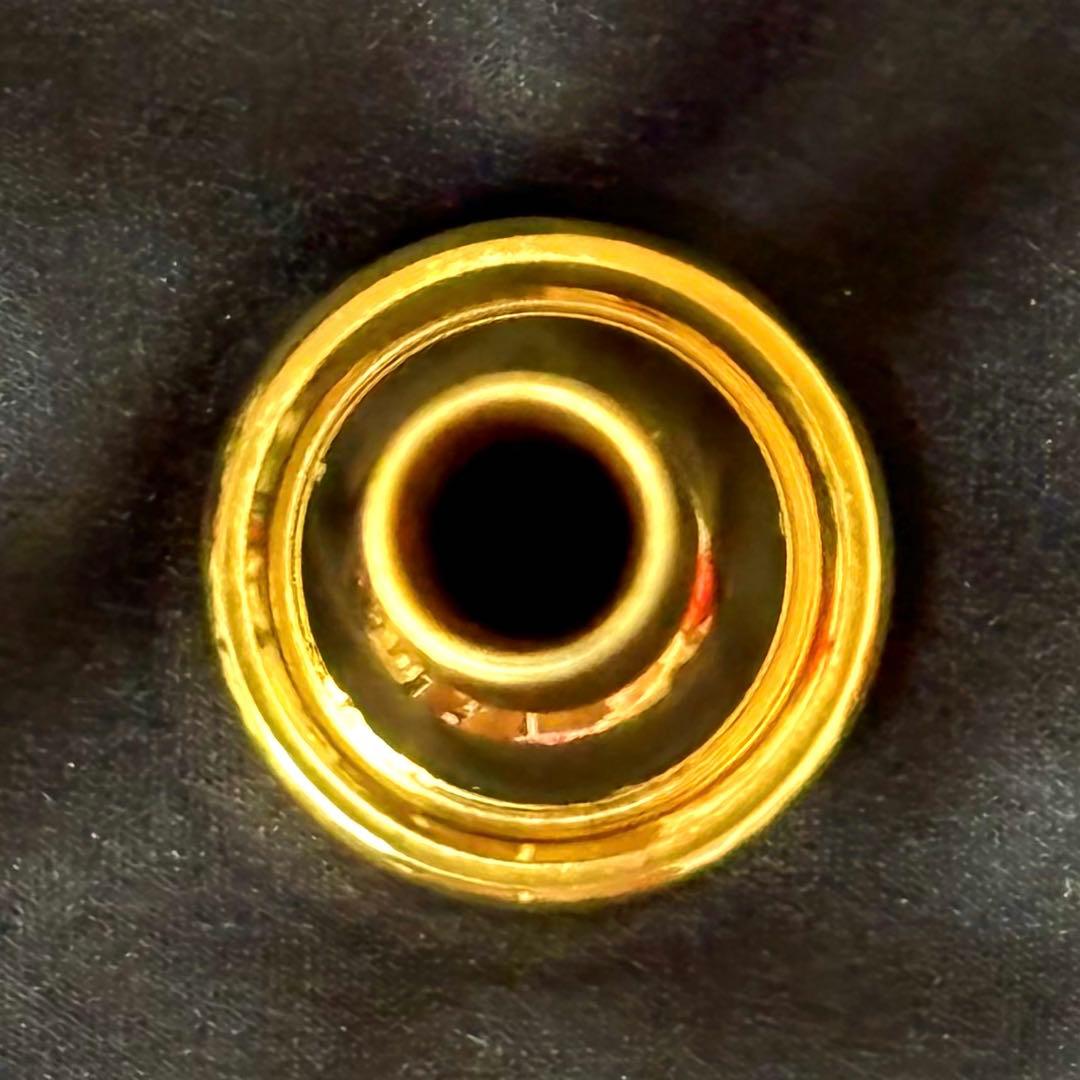トシトランペットアトリエ トランペットマウスピース 1 1/4C GP 金メッキ