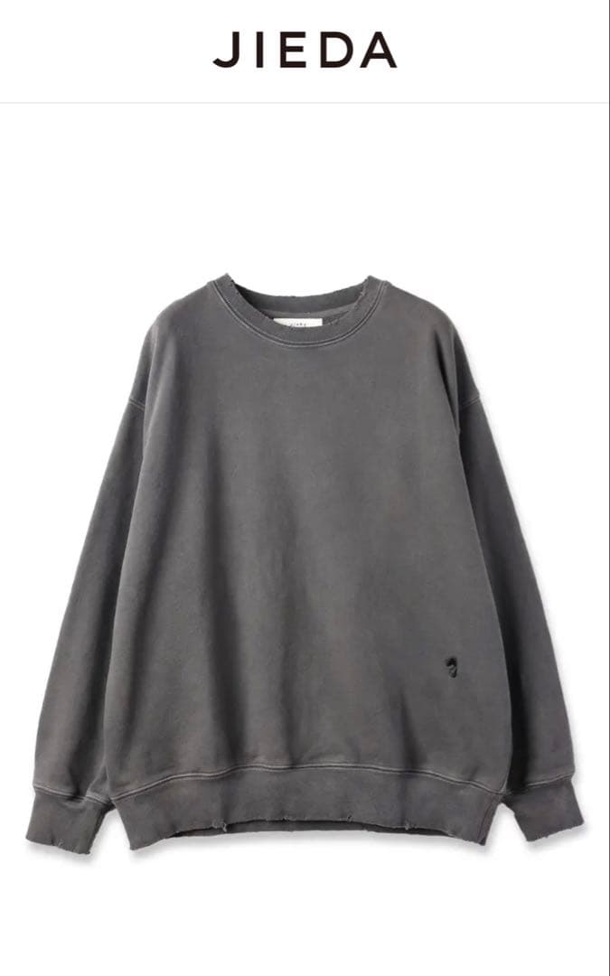 【緑川】JIEDA✴︎ J LOGO DAMEGE SWEAT CREW
