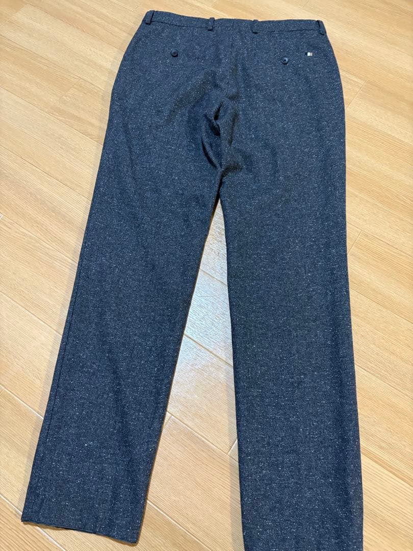 未使用に近い　ヒューゴボス　ウールツイード　ホームスパン