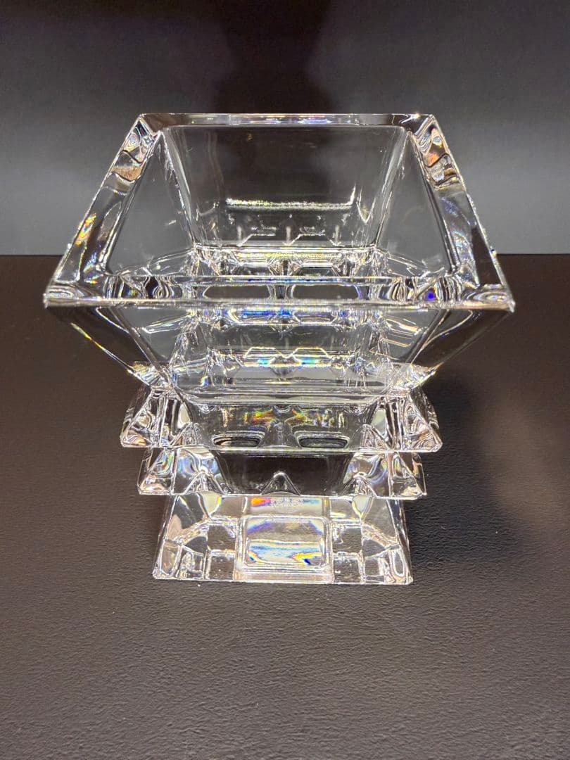 【極美品】バカラ Baccarat コロンビーヌ 花瓶 フラワー 希少モデル