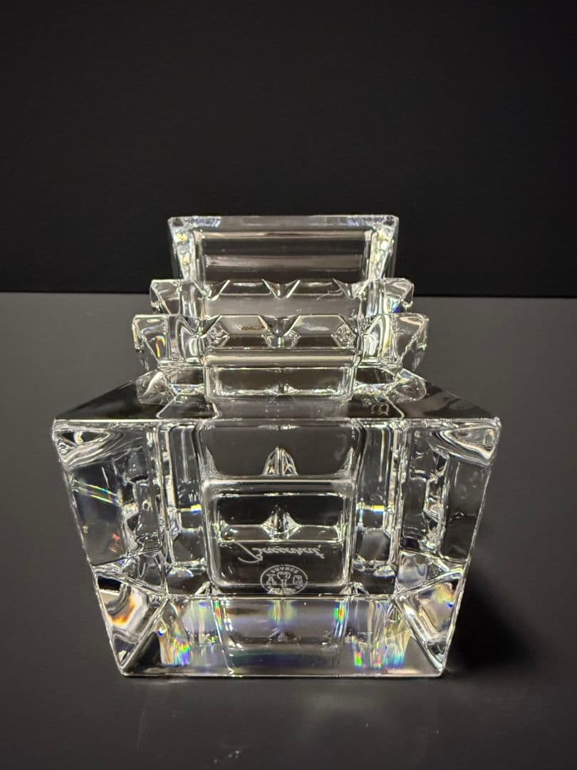 【極美品】バカラ Baccarat コロンビーヌ 花瓶 フラワー 希少モデル