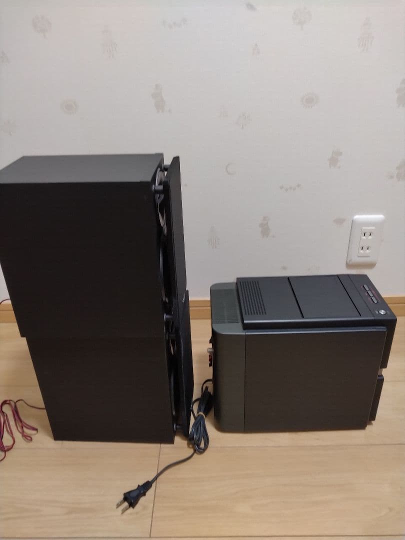 ④美品SONY CD・MD・カセットデッキ コンポ cmt-m35wm ソニー