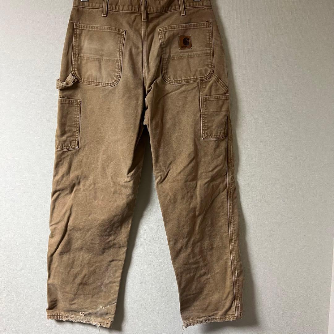 Carhartt（カーハート）ダックペインターパンツ/34/ブラウン/USA製