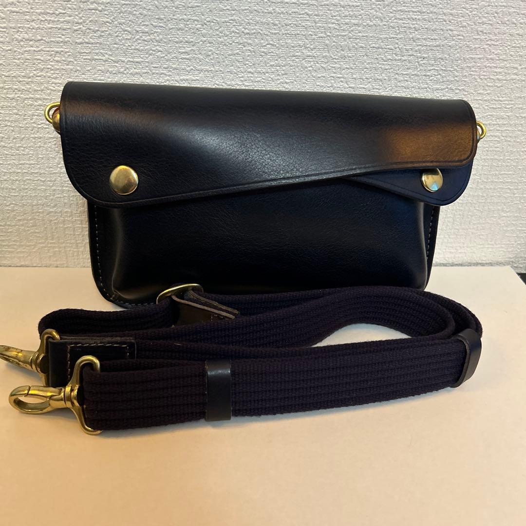 ビアベリーショルダーバッグ　ダブルフラップS ⭐️極美品⭐️