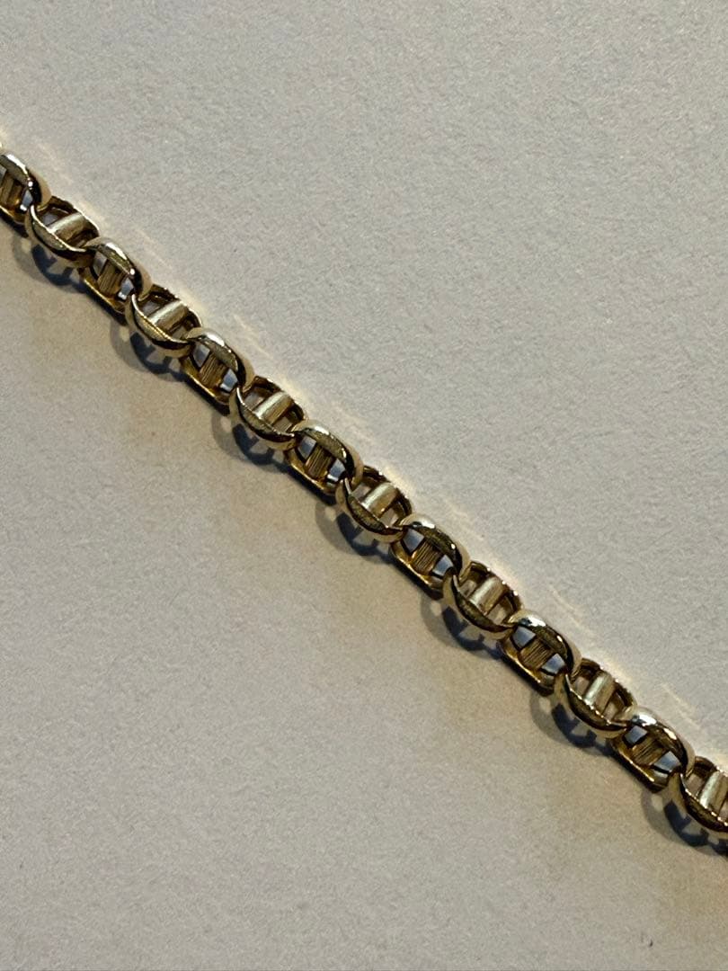 K18 中空ベルチャーネックレス　40センチ　4.23g