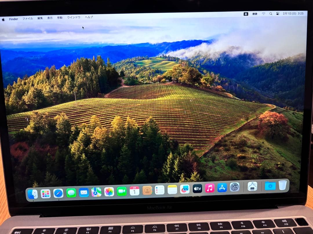 MacBook air 13-inch 2018 256GB バッテリー100%