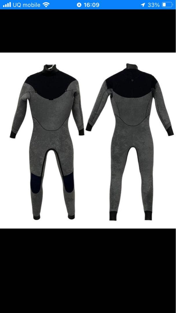 AXXE CLASSIC ウェットスーツ セミドライ 5mm×3mm サイズL