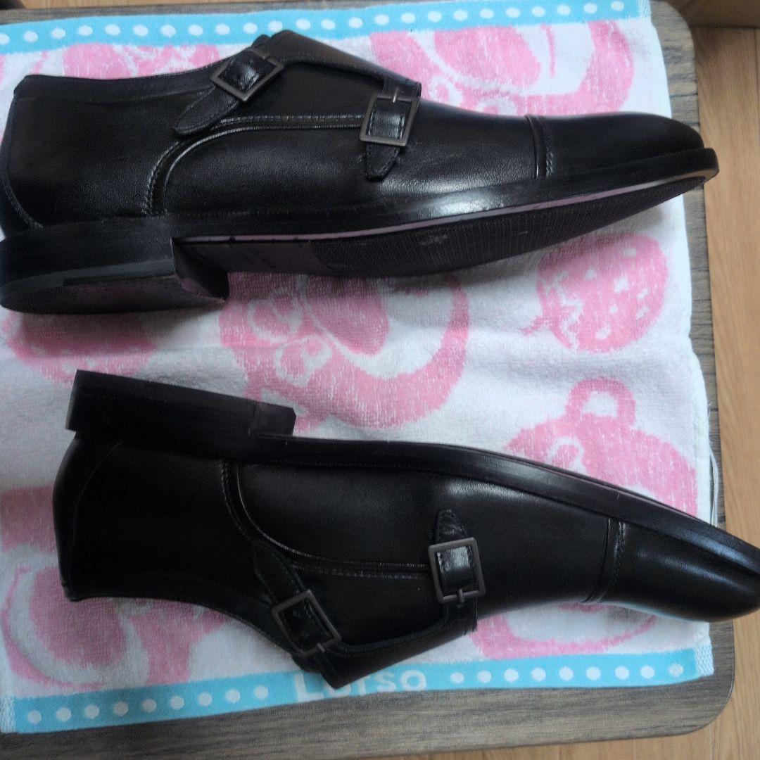 Cole Haan ダブルモンクストラップ ブラックサイズ8　1/2