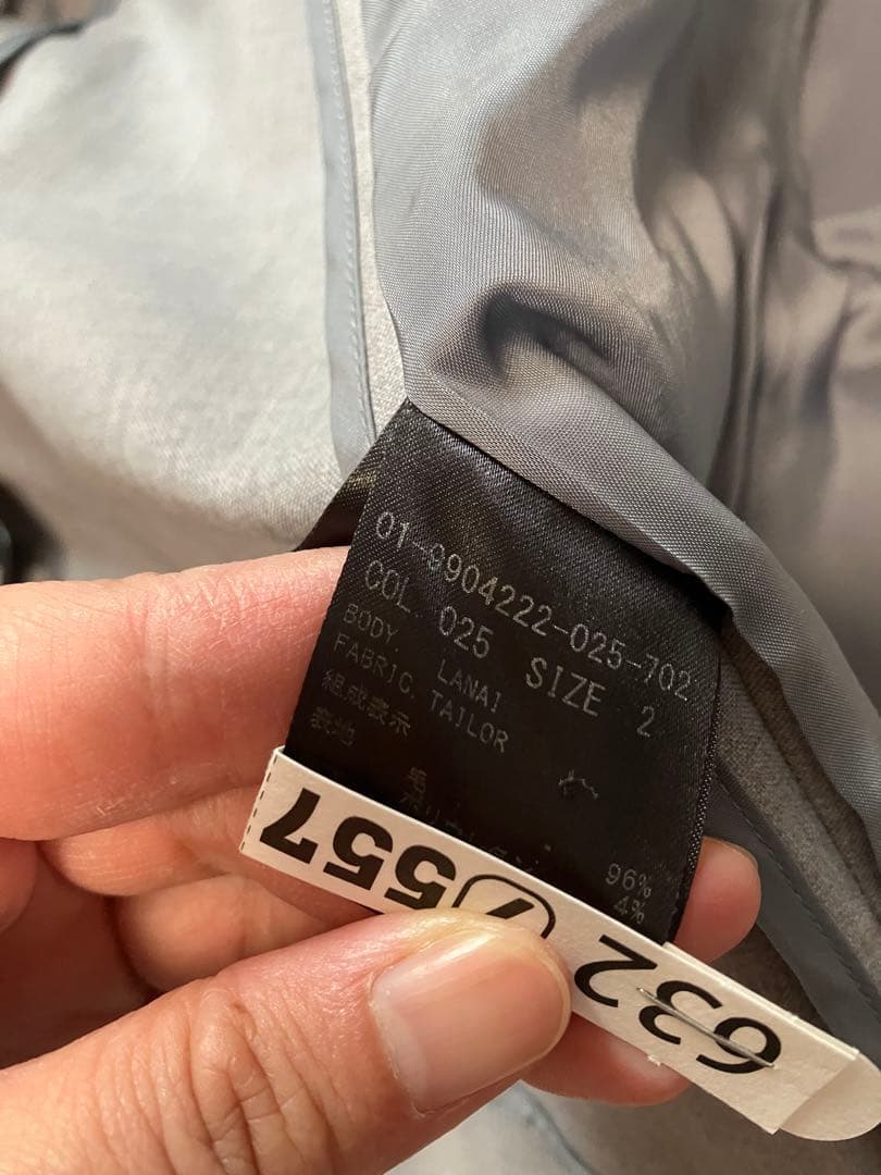 セオリースーツ♦︎ライトグレー♦︎サイズ2