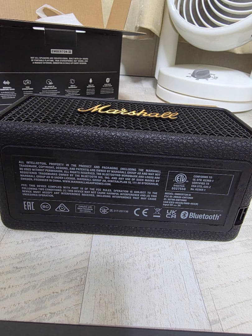 Marshall Emberton III（エンバートン3）スピーカー 正規品