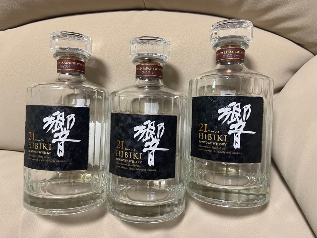 専用　サントリー響 21年 ウイスキー 空瓶　6本セット