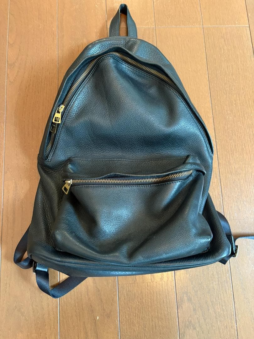 S.MANO ブラック レザー DAY PACK
