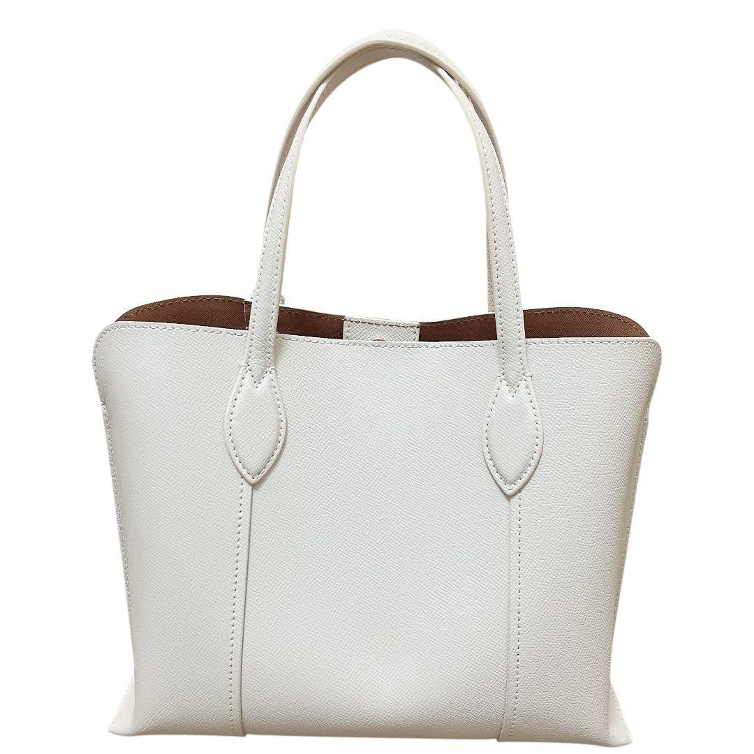 【極美品】FURLA ハンドバッグ VITTORIA M レザー グレージュ