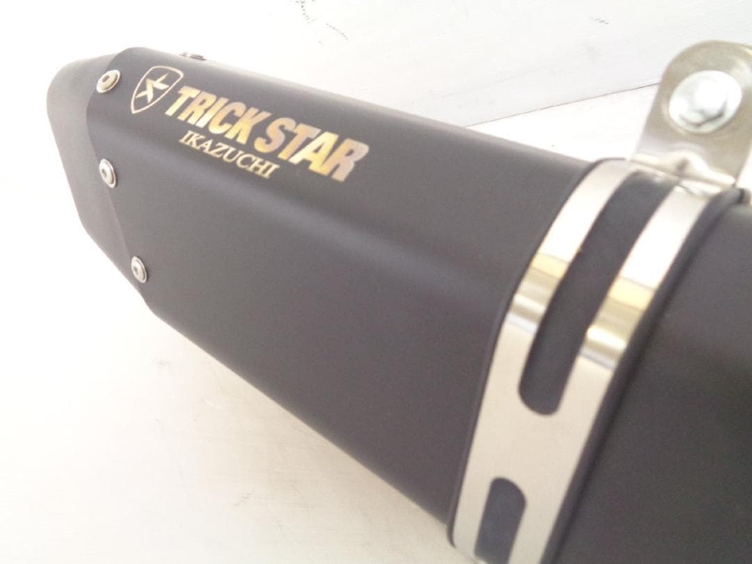 ZX6R ZX636G 19-23 トリックスター イカズチ ブラック マフラー