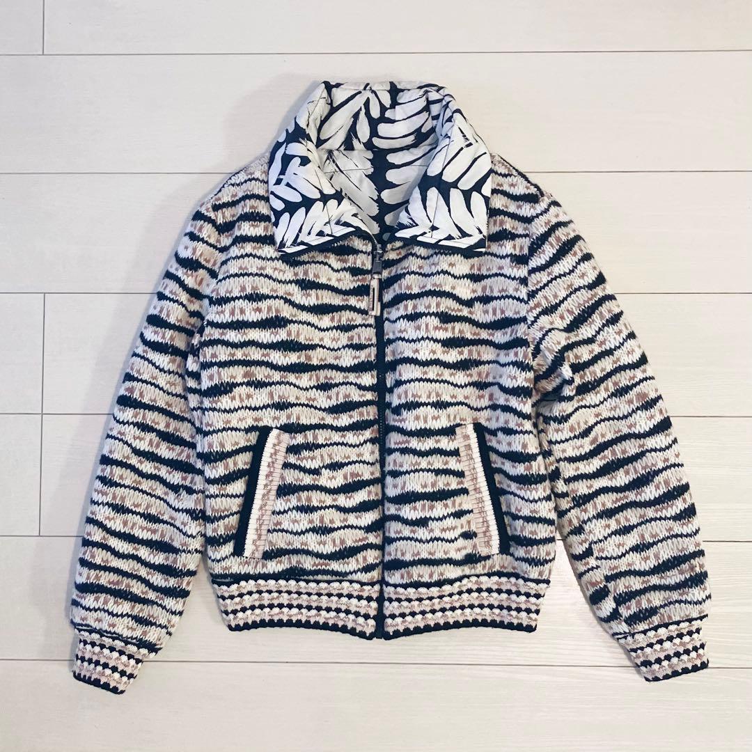 MISSONI ミッソーニ　リバーシブル ブルゾン　ジャケット ニット　40