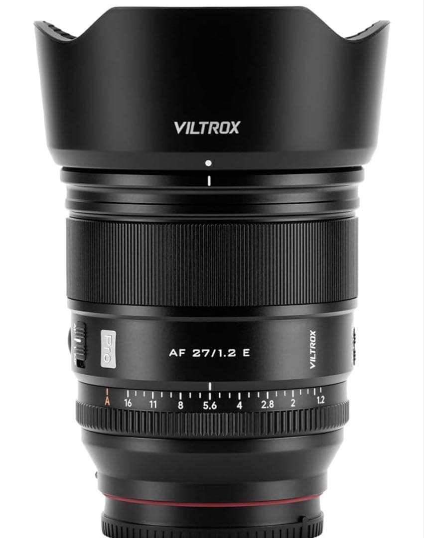 Viltrox AF 27mm F1.2 Pro 中望遠 単焦点レンズ ブラック