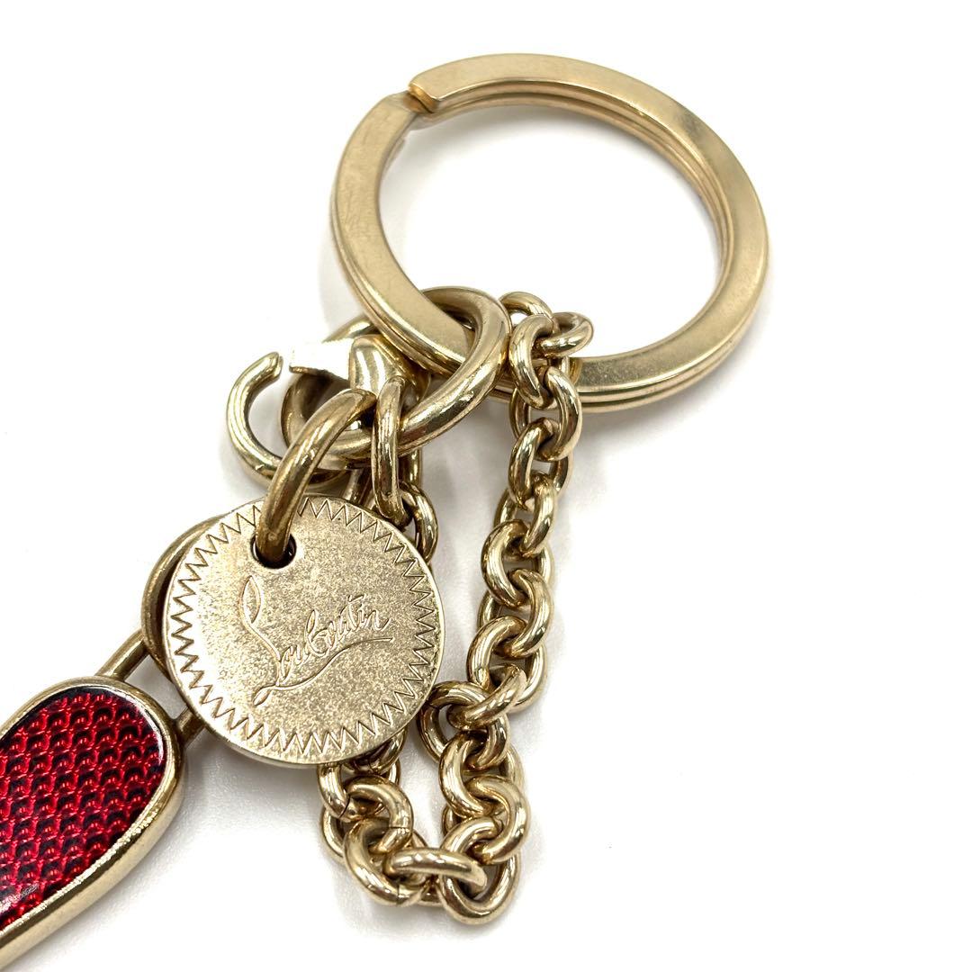 【激レア・美品】クリスチャンルブタン キーリング キーホルダー ハイヒール 金