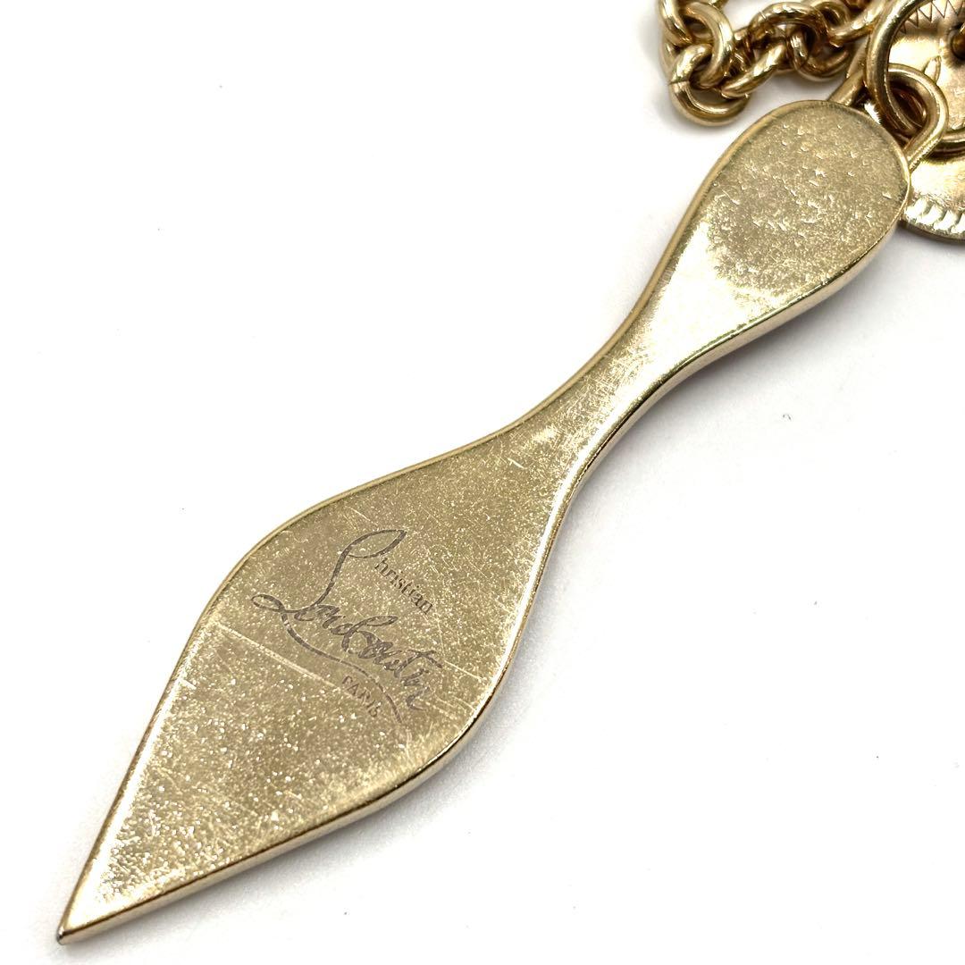 【激レア・美品】クリスチャンルブタン キーリング キーホルダー ハイヒール 金