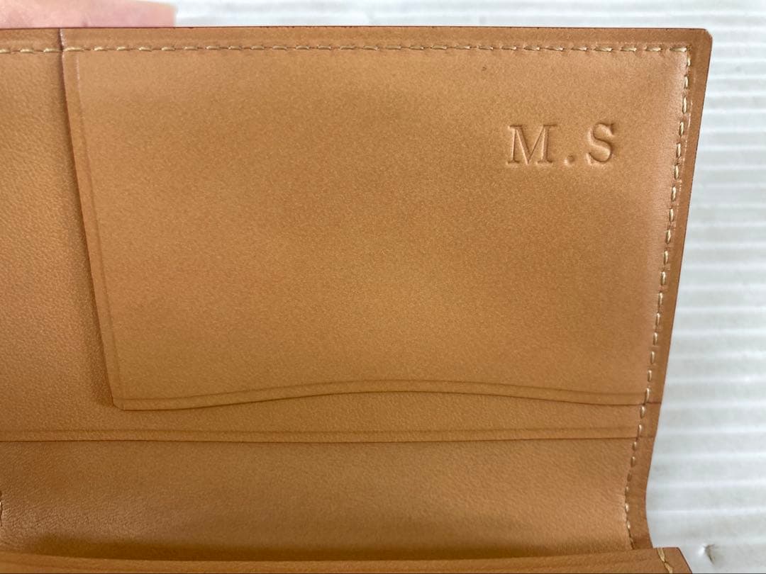 T300 GANZO CORDOVAN 通しマチ名刺入れ コードバン ブラウン