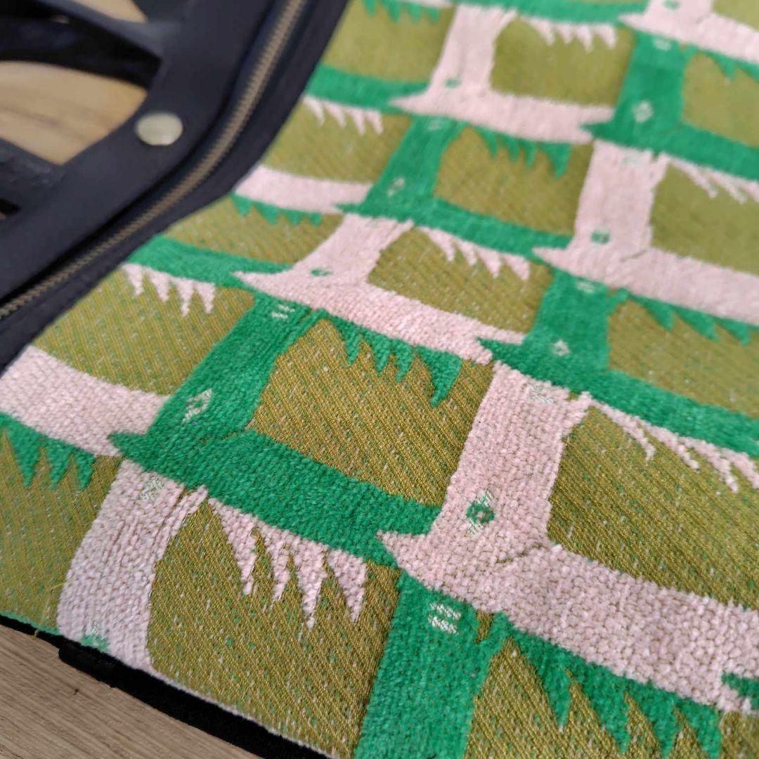 ミナペルホネン/thoroughbredサラブレットマスタード/牛革A4トートリ