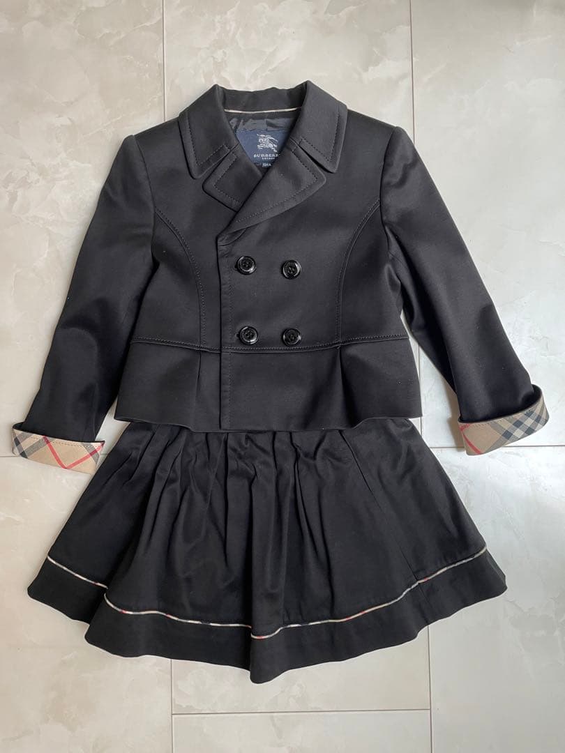 BURBERRY LONDONキッズ　ダブルジャケットセットアップ 120