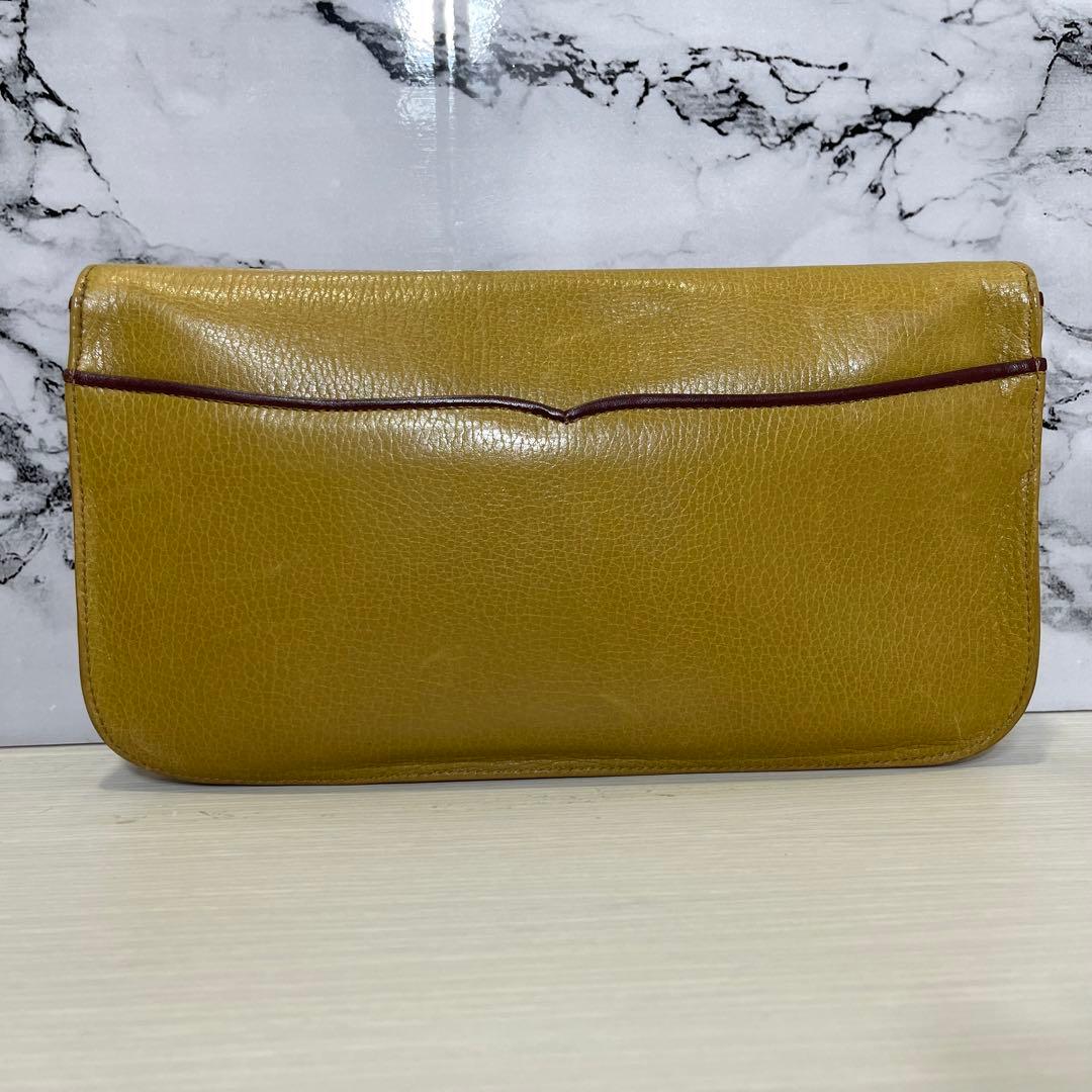 カルティエ⭐️  マスト カーフ レザー セカンド クラッチ バッグ